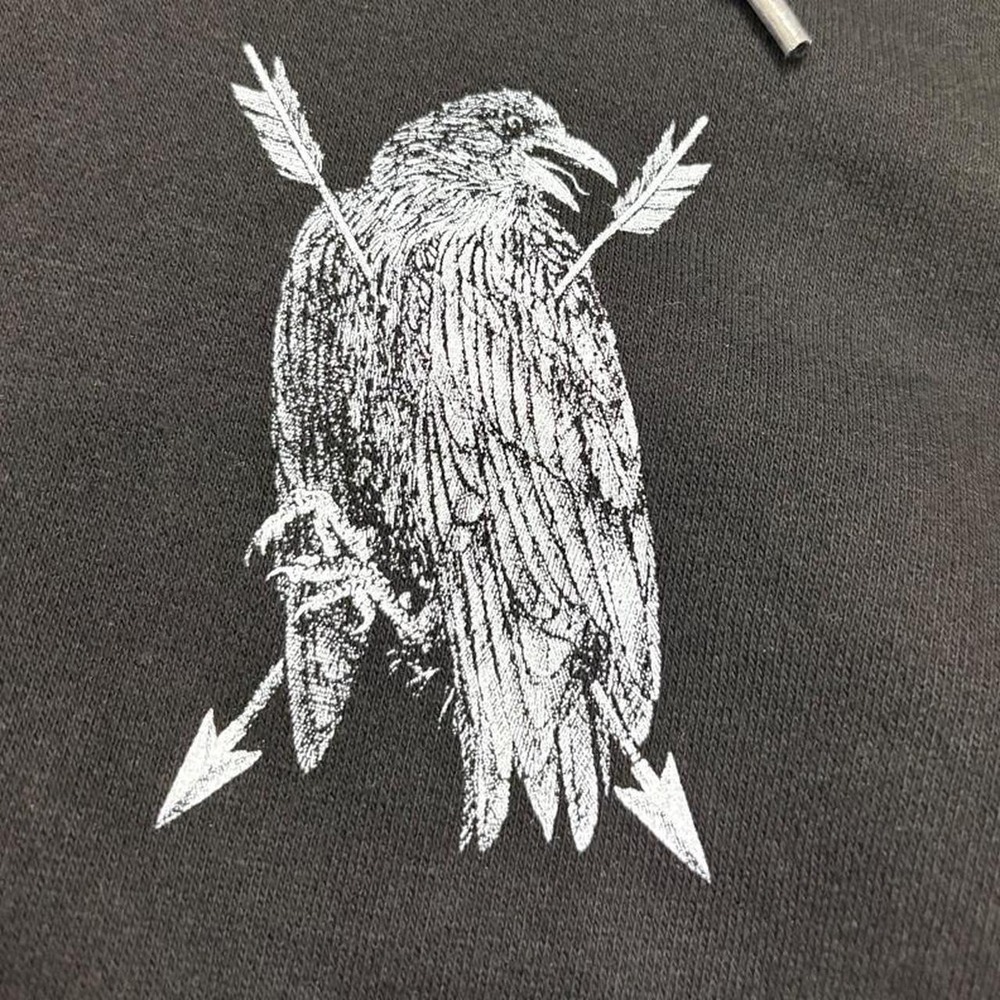 Mortus Viventi "The End" Tarot Hoodie Donnie Darko Frank the Bunny Alt Goth M - Picture 5 of 8